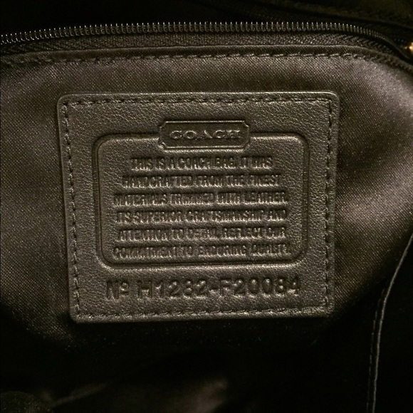 Y2K COACH Ashley Gathered Sateen Satchel Black Handbag Purse Shoulder Bag - Picture 4 of 8